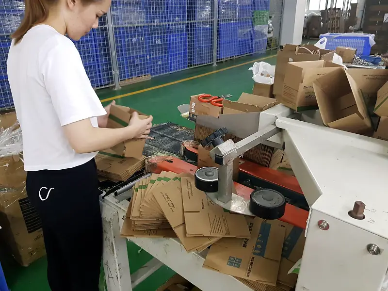 Retail packaging and carton packing line