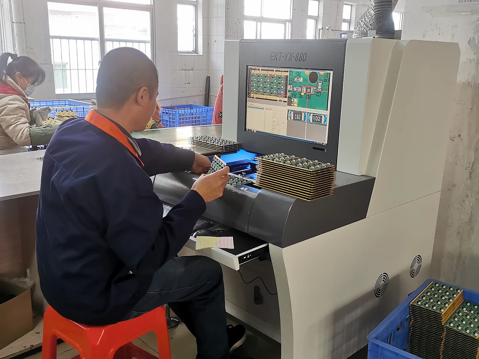 SMT line for appliance control boards
